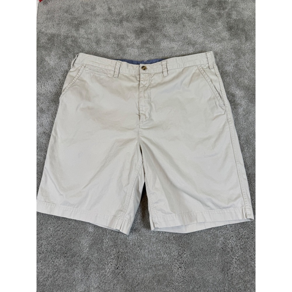 Polo Ralph Lauren Mens Relaxed Fit Chino Shorts Tan Khaki Cotton Size 38